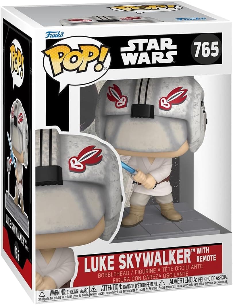 Funko Pop! Star Wars SWS9 | Figura colecionável Luke Skywalker em vinil multicolor para fãs de cinema