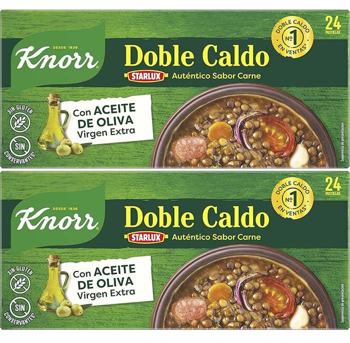 Knorr Caldo duplo de carne, 240 g x 2