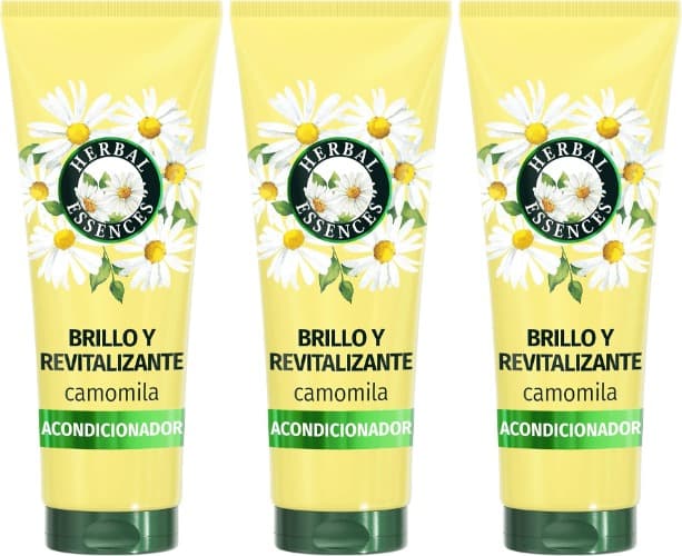 Herbal Essences Condicionador CamSJFS Brilho e revitalizante 250 ml traz brilho e suavidade ao cabelo crespado e desligado, com extrato de camomila e ingredientes de origem natural, vegano