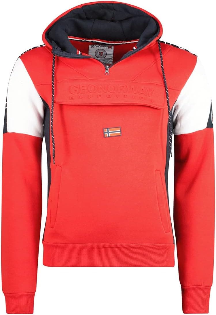Geographical Norway Fago Men Hood camisola com capuz para homem