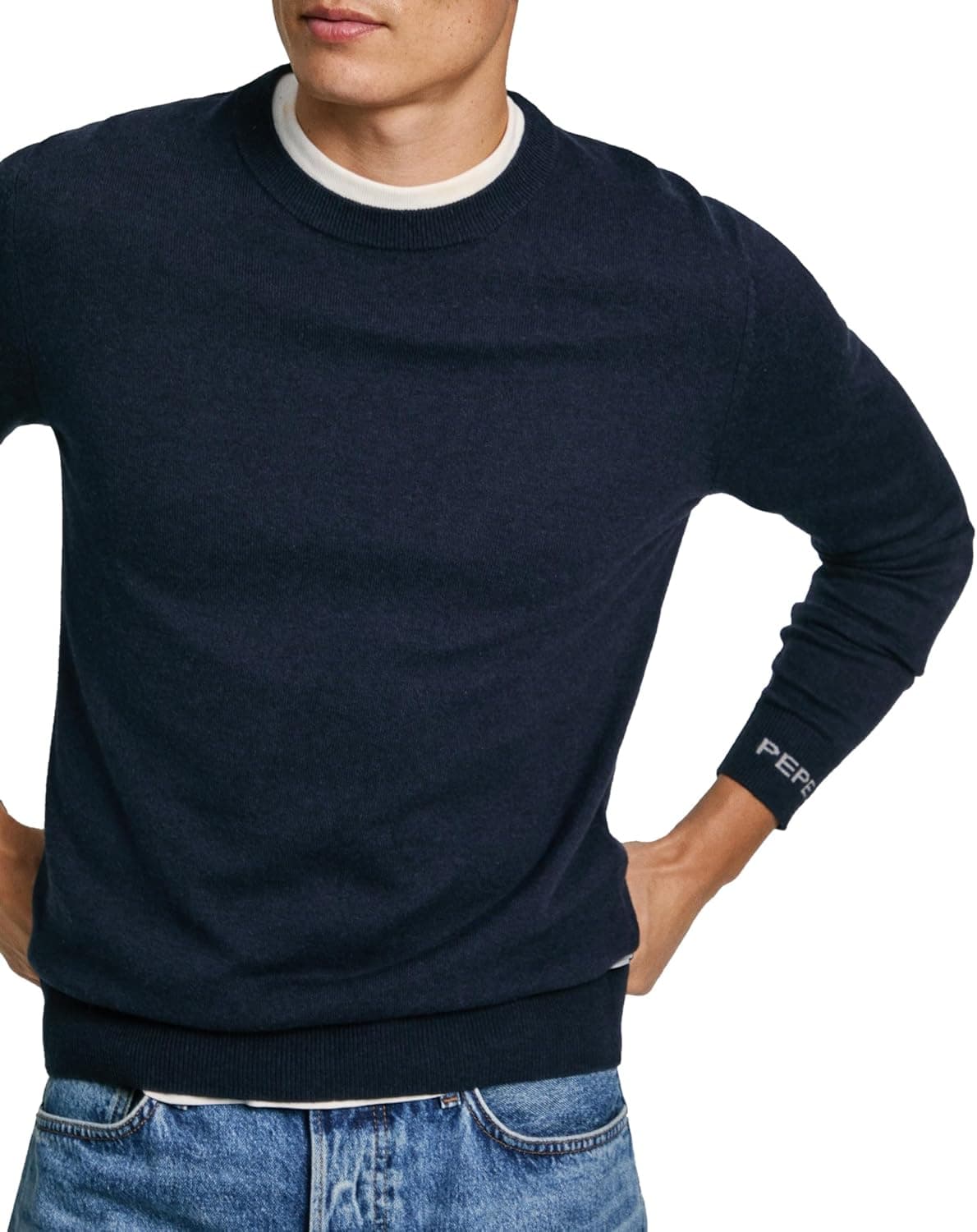 Pepe Jeans New Andre Crew Neck Camisola de malha para homem