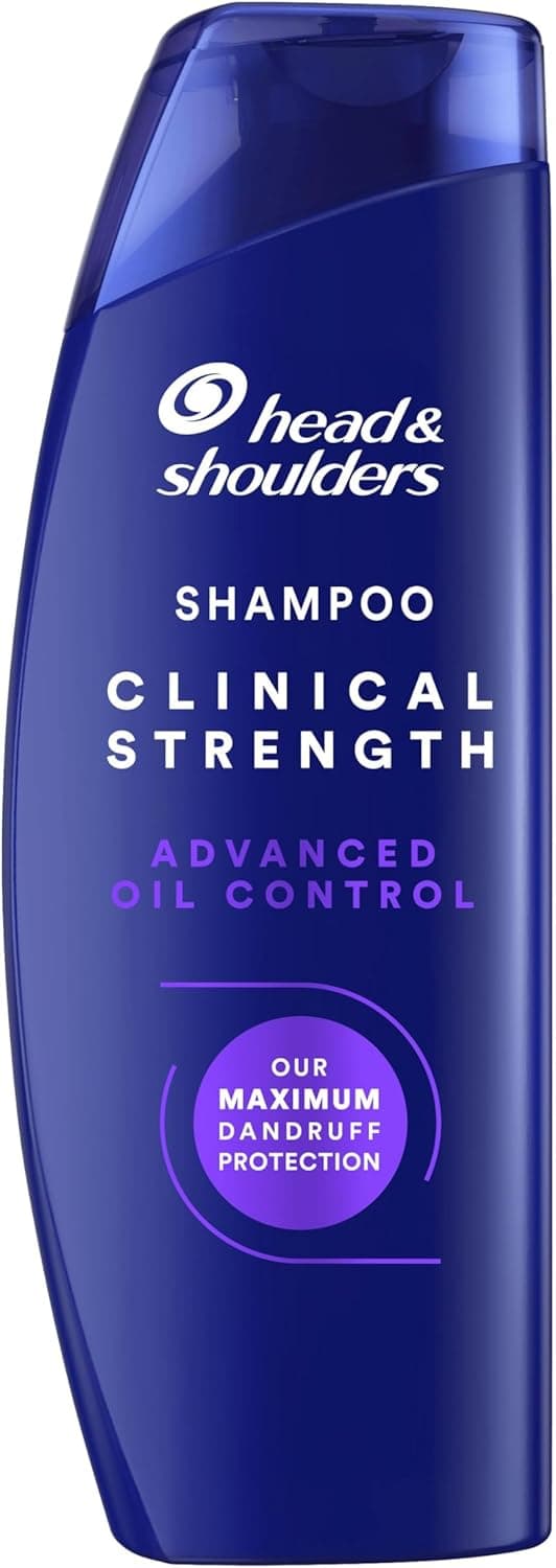 Head & Shoulders Advanced Oil Control | Champô anticaspa clínico com 400 ml, controla oleosidade e combate caspa persistente