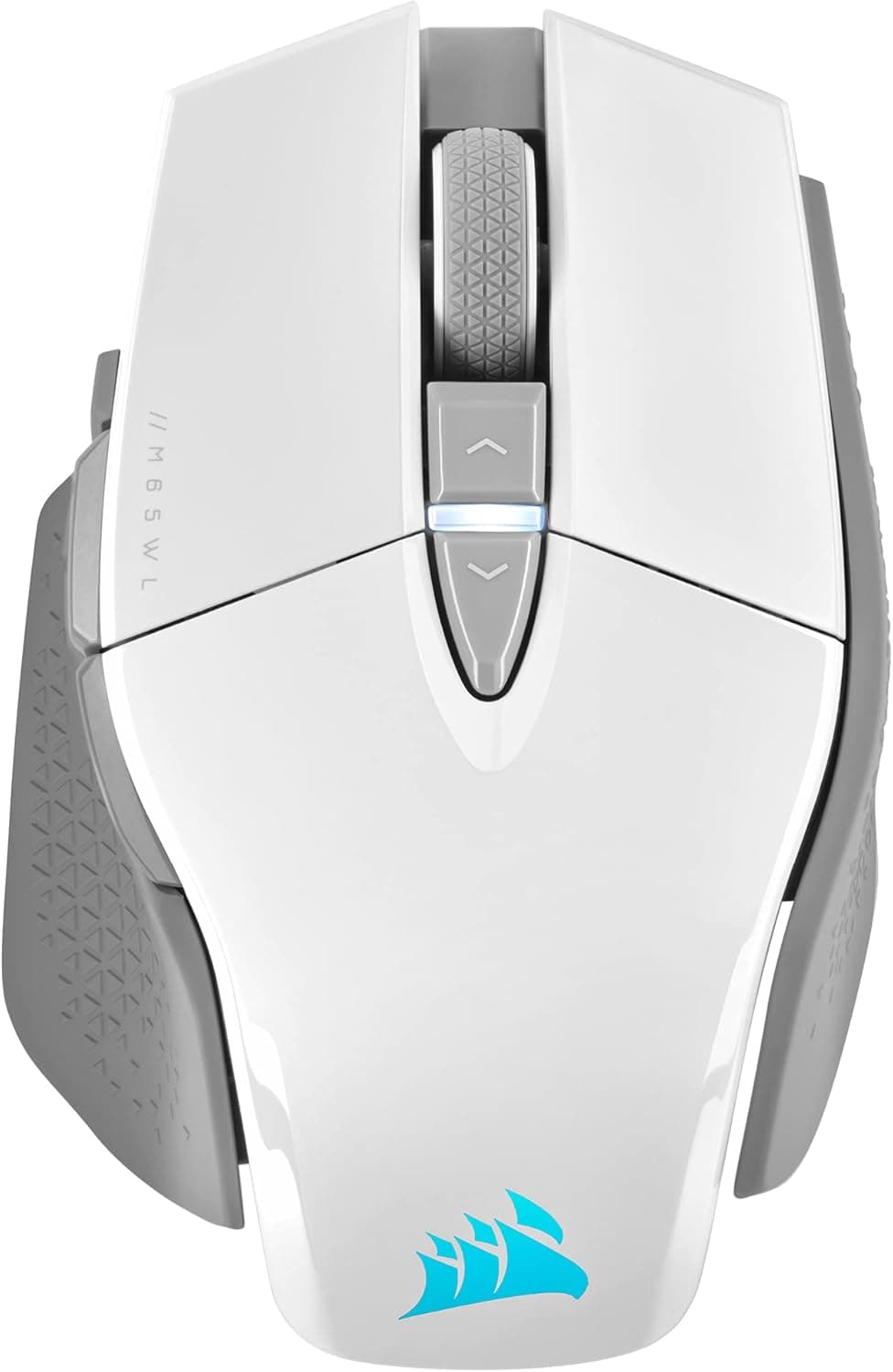 Corsair M65 RGB ULTRA WIRELESS Rato de jogo FPS sintonizável - 26.000 DPI - sem fios Sub-1ms - sistema de pesos - bateria até 120 horas - compatível com iCUE - PC, Mac, PS5, PS4, Xbox - branco