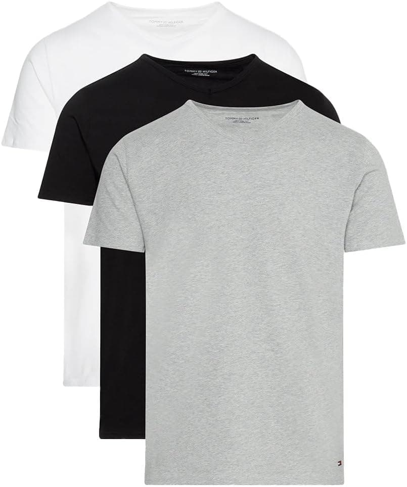 Tommy Hilfiger T-shirts para homem, pack de 3