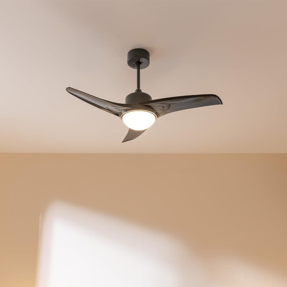 Cecotec EnergySilence Aero 470 | Ventoinha de teto com controlo remoto, temporizador e luz LED, 49 W, 106 cm