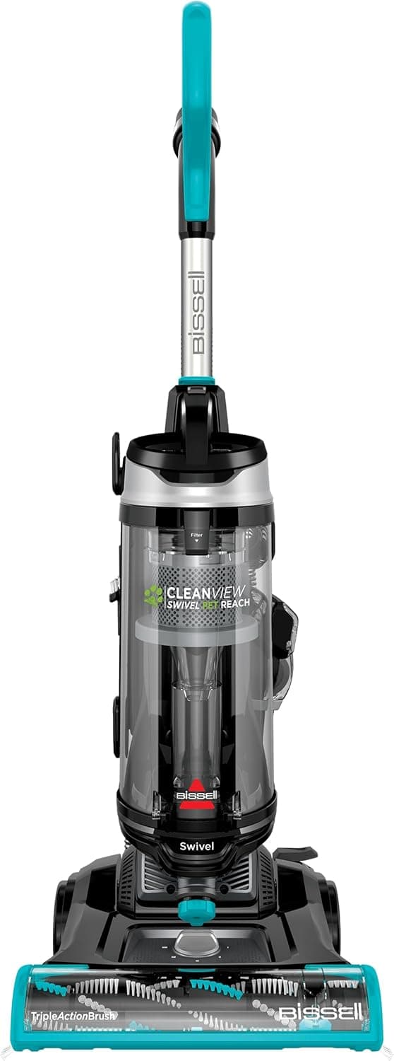 Bissell CleanView - Aspirador rotativo para animais de estimação, tamanho completo, prateado, verde elétrico