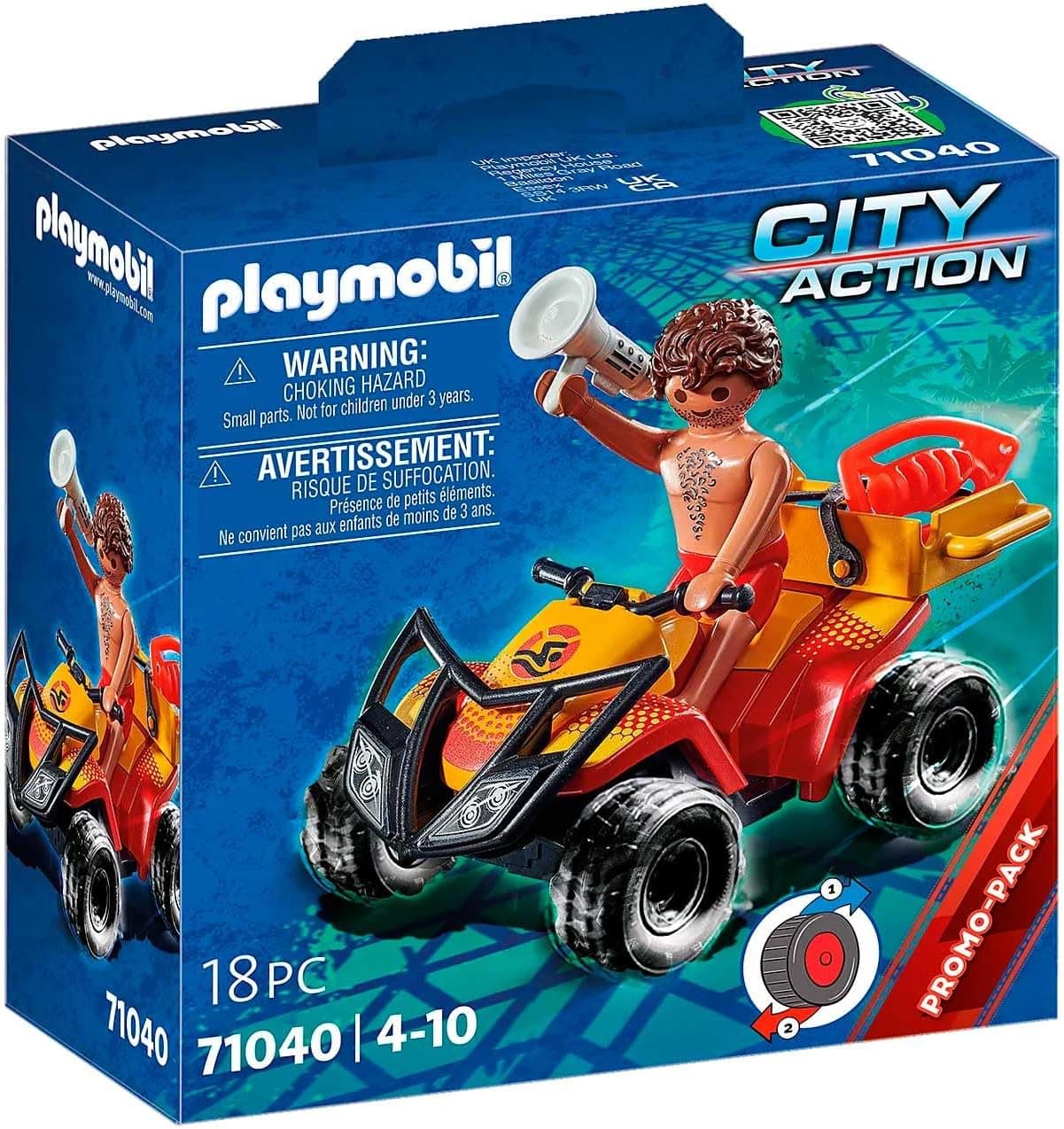 PLAYMOBIL City Action, Quad de resgate 71040, a partir de 4 anos