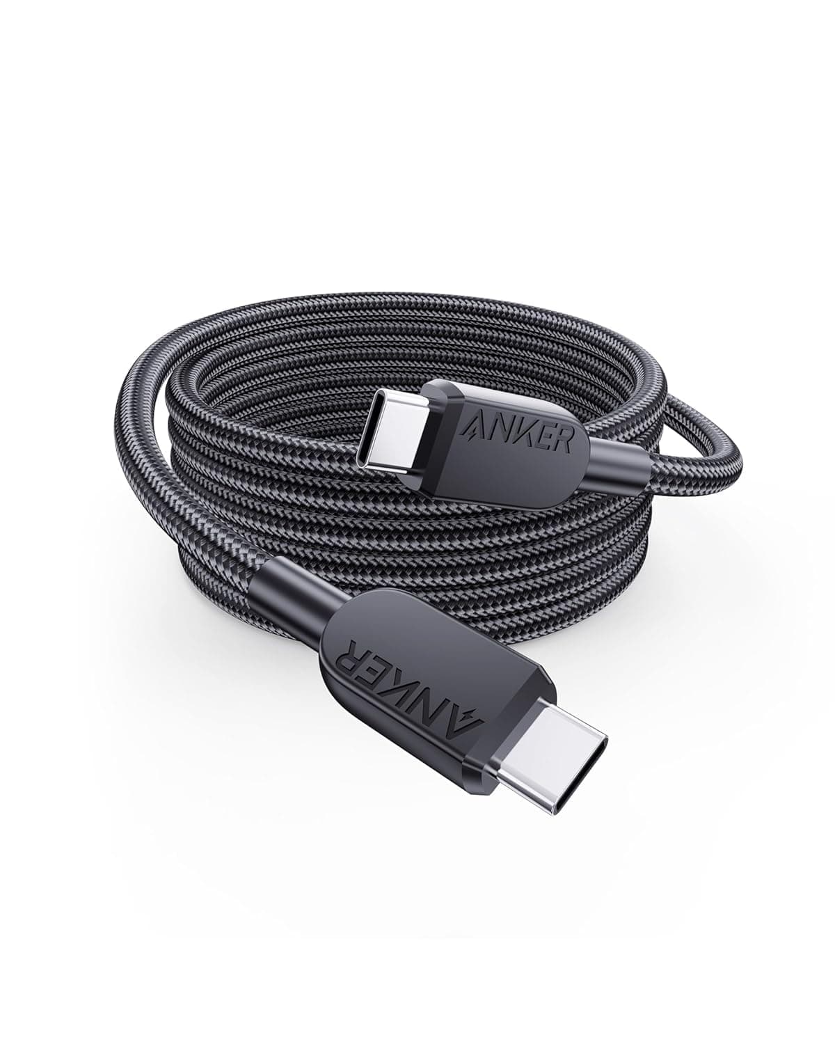 ANKER cabo usb c carregamento rápido, cabo usb c de 240 W com trançado duplo de nylon, para iPhone 16/15, MacBook Pro 2020, iPad Pro 2020, iPad Air 4, Samsung Galaxy S23 +/S23 Ultra, Pixel e mais