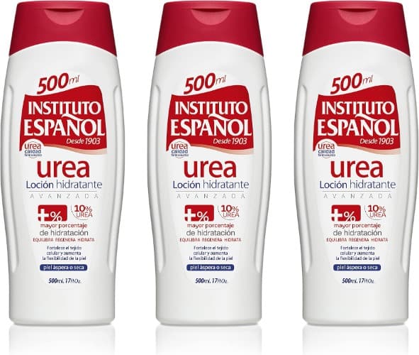 Loção hidratante Urea - Instituto Espanhol 500 ml x 3