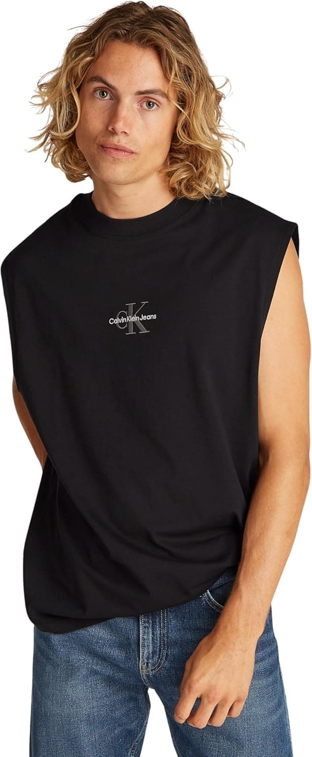 Calvin Klein T-shirt de alças largas para homem