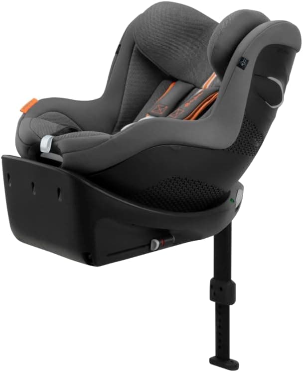 CYBEX Gold Cadeira de carro Sirona Gi i-Size Plus incl. Base, de 3 meses a 4 anos, máximo. 20 kg, 61 - 105 cm (De 40 cm com adaptador para recém-nascidos), Lava Cinzento