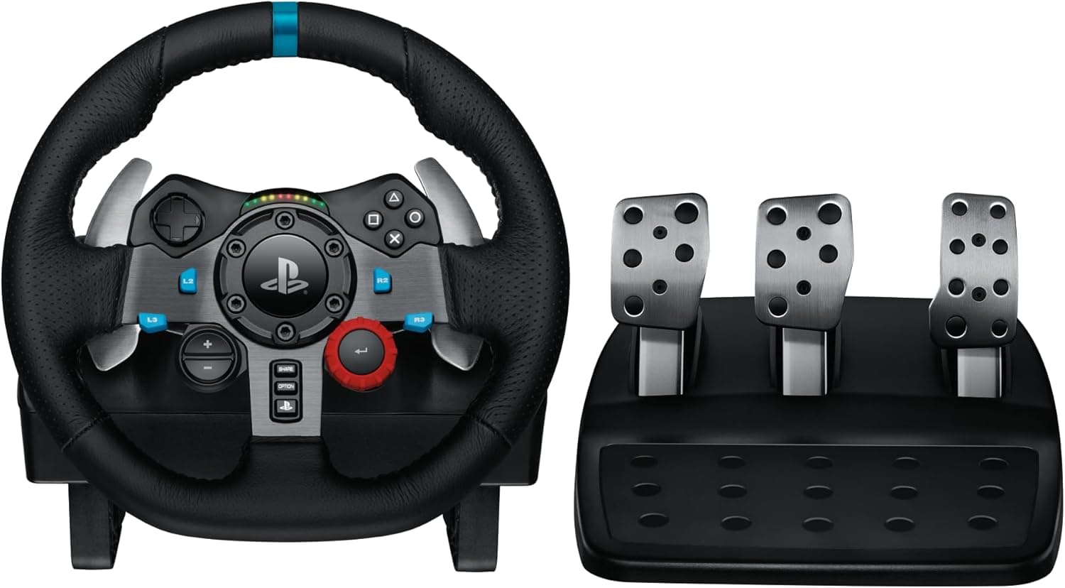 Logitech G29 Driving Force volante de corridas com pedais e feedback de força – compatível com PS4/PS5, PC (USB)