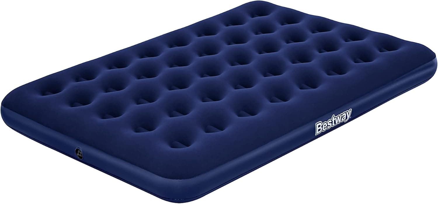 BESTWAY Colchão insuflável duplo completo, 191 x 137 x 22 cm, azul
