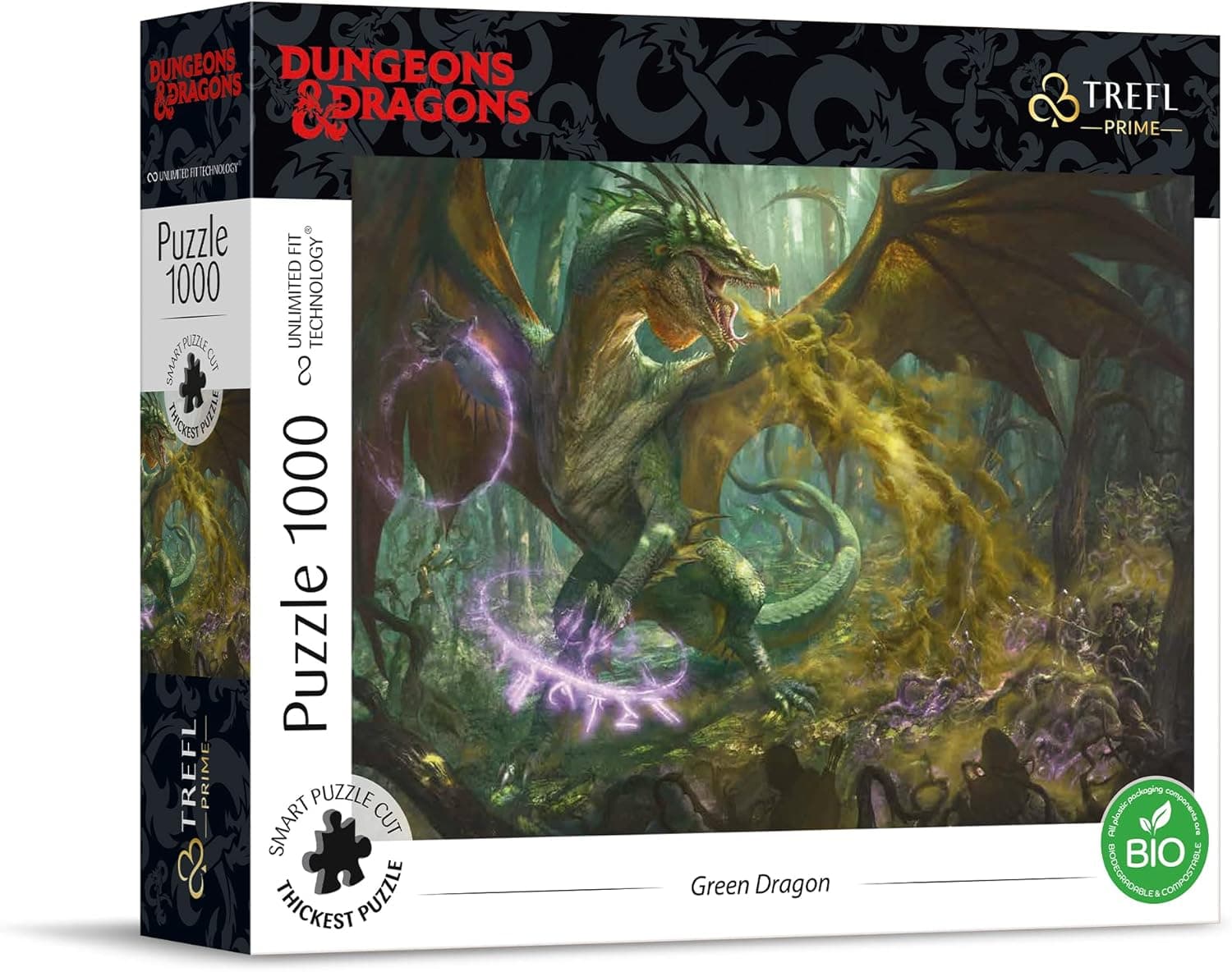 Trefl Prime Dungeons & Dragons Puzzle, cor Dear Green Sand (10758)