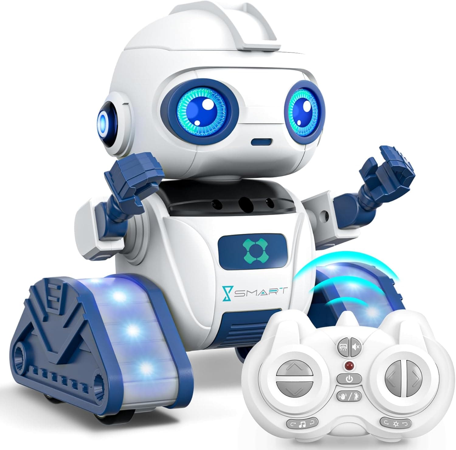 Ophy Robô para crianças, função de projeção inovadora, robô remoto com controlo de gestos, olhos LED, música, brinquedos robot para meninos e meninas de 3 4 5 6 7 8 9 10 11 12 anos