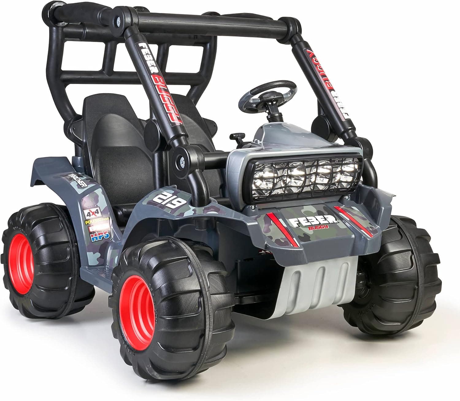 FEBER Buggy Carro elétrico de 2 lugares para meninos e meninas de 3 anos, 12 V (Famosa 800012472)