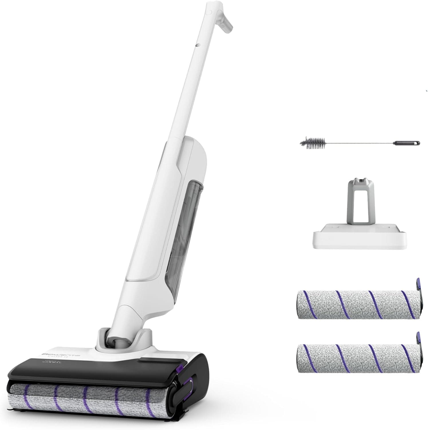 Rowenta X-Clean 10 de Rowenta, esfregona elétrica sem cabo com tecnologia Wet & Dry, auto-limpeza e secagem automática, tecnologia Dual Edge, grande autonomia, GZ7540WO