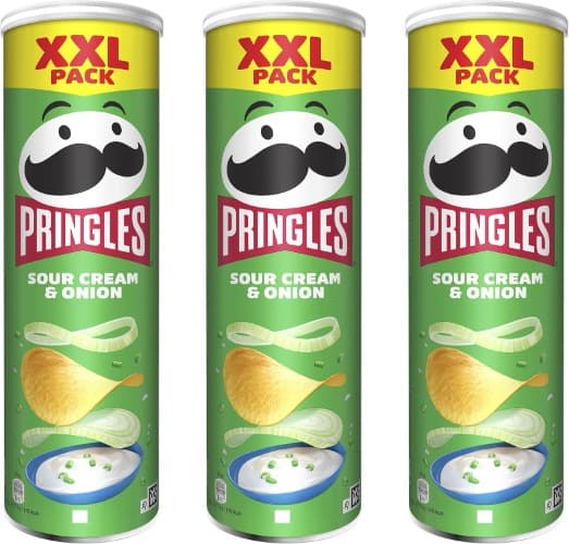 Pringles Sour Cream & Onion 185g x 3