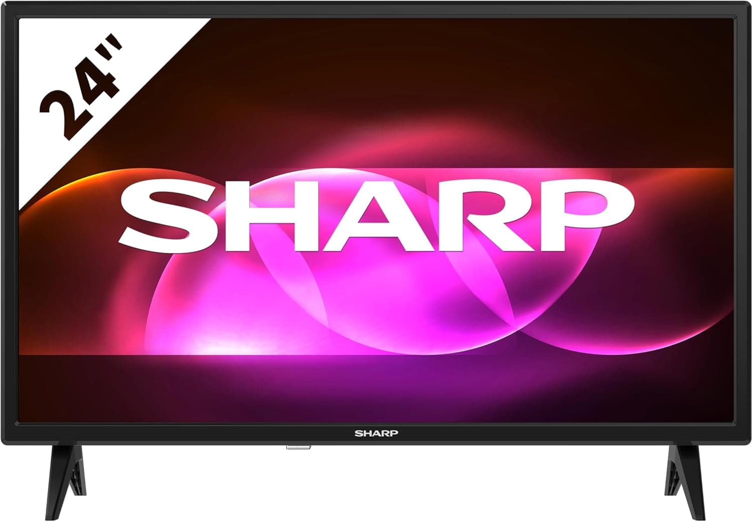 SHARP 24FA6E - TV 24 polegadas 24" (resolução 1368 x 768, 3X HDMI, 2X USB) cor preto