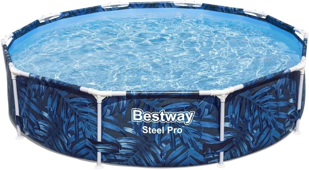 BESTWAY Piscina removível Steel Pro 366 x 201 x 66 cm, capacidade de 4,062 litros, azul