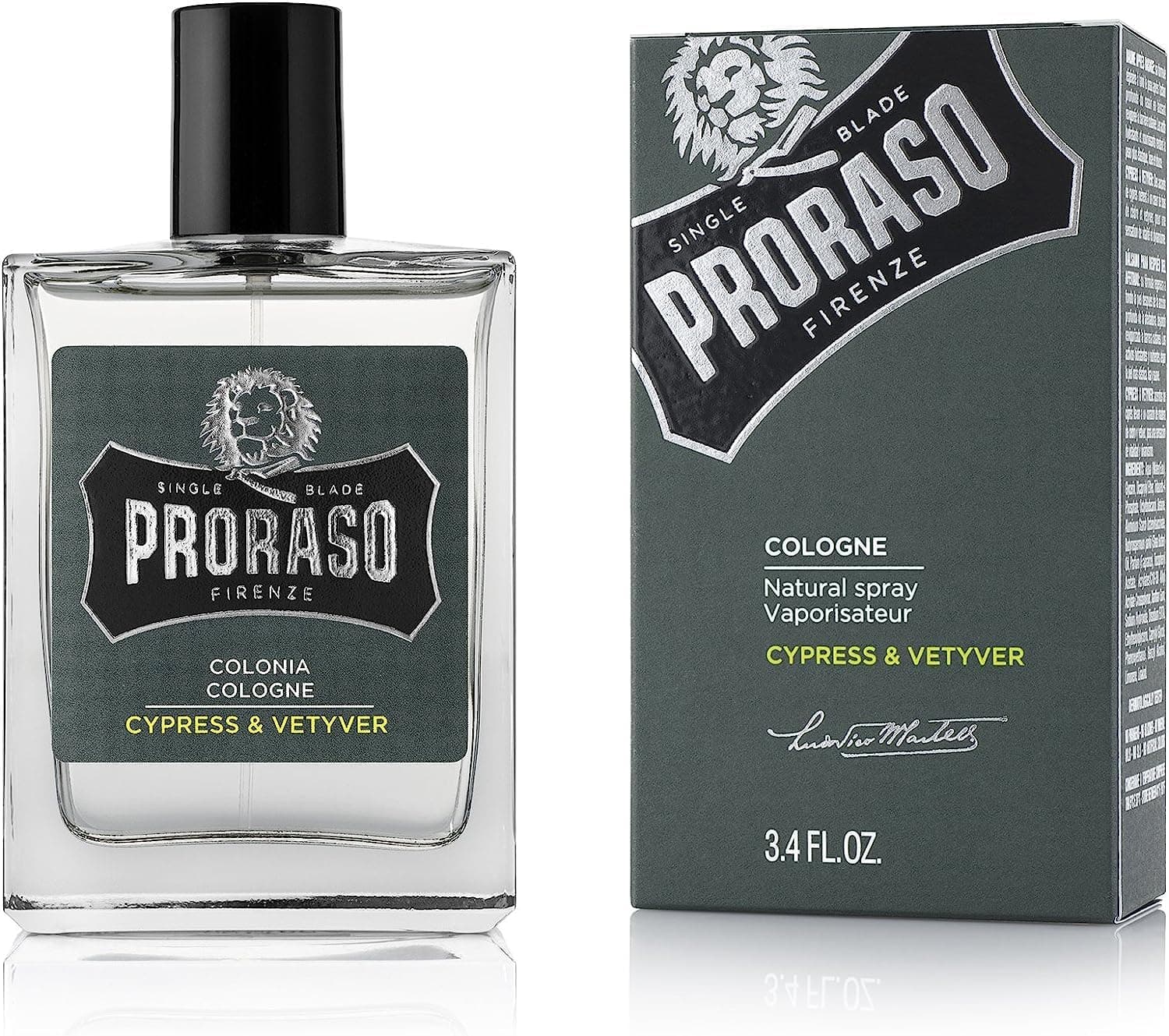Proraso Colónia com aroma cipreste, 100 ml, 315 g