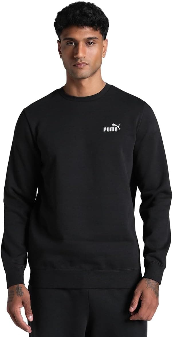 PUMA ESS Small No. 1 Logo Crew FL | Sweatshirt sem capuz para homem