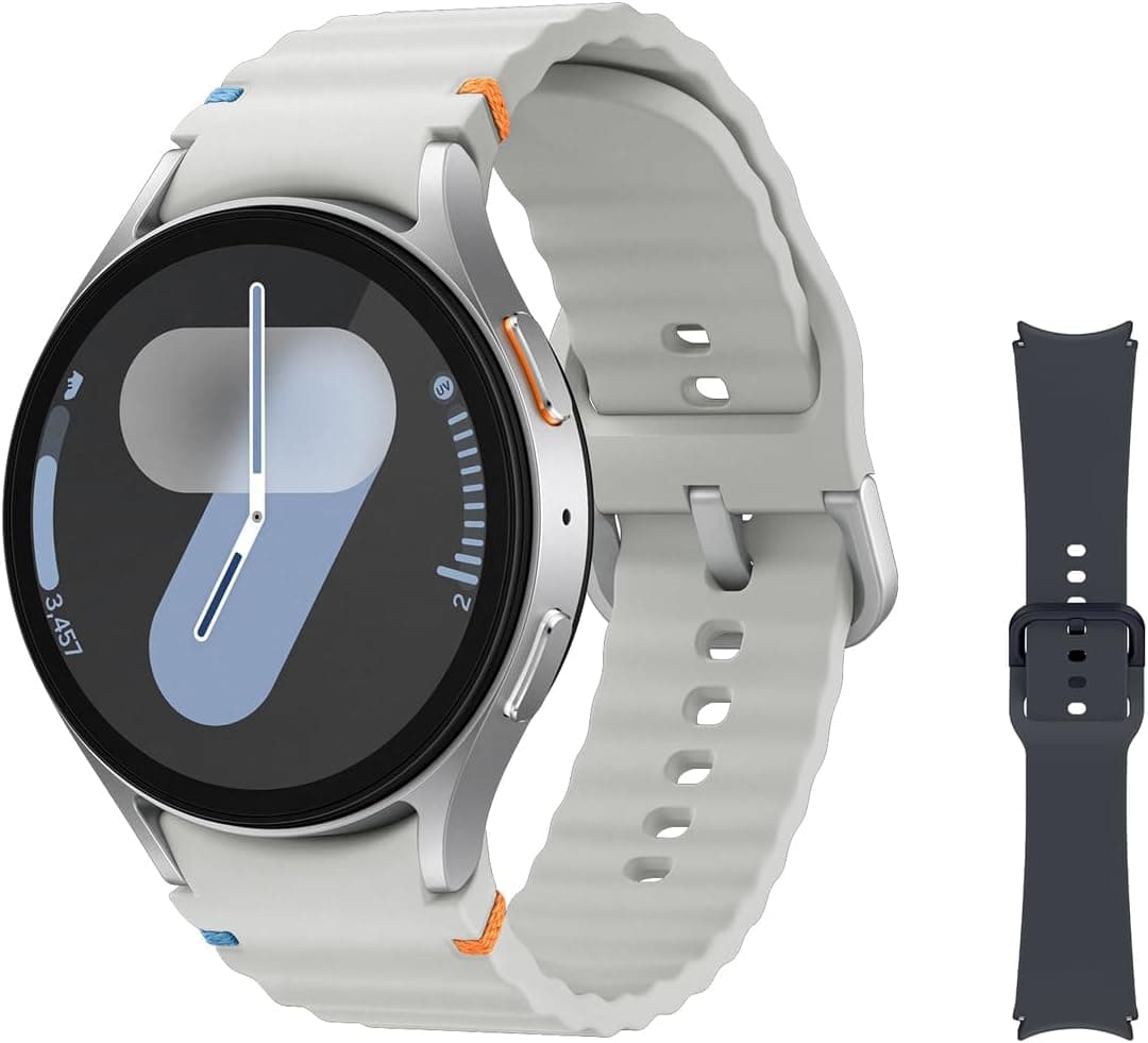 Samsung Galaxy Watch7 Bluetooth correia - Smartwatch 44 mm, controlo de saúde, acompanhamento desportivo, cinzento 