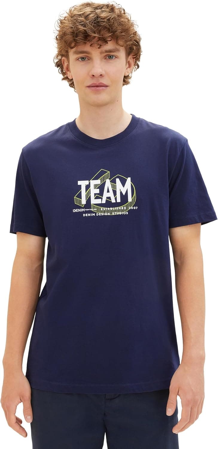 TOM TAILOR Denim T-shirt para homem