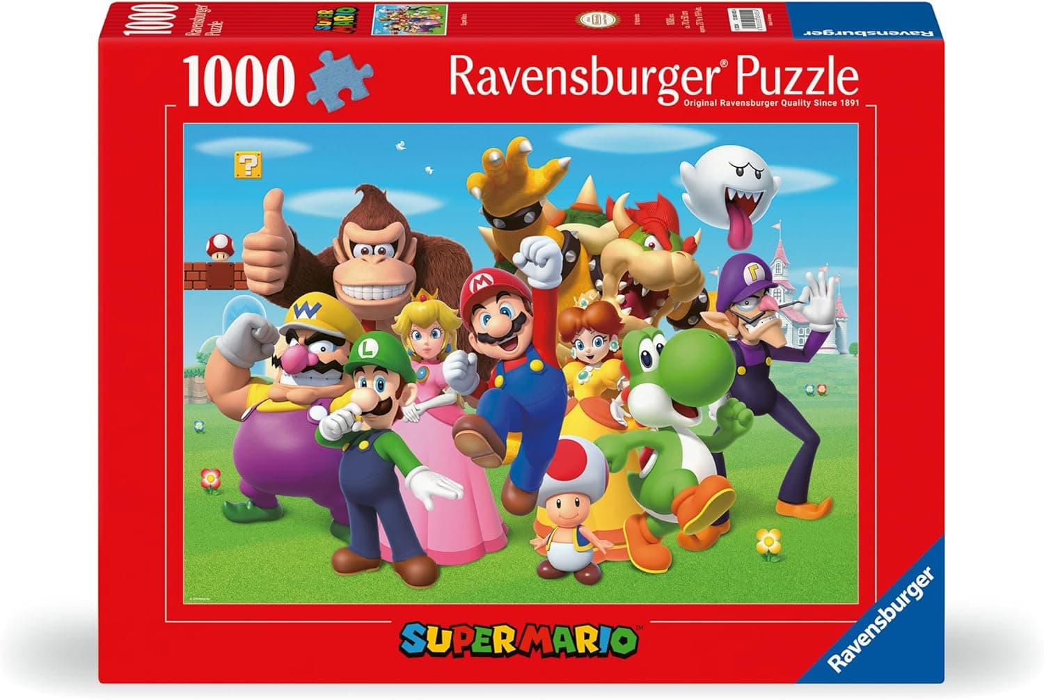 Ravensburger 12000455 - Super Mario - Puzzle de 1000 peças, puzzle para adultos e crianças, 14 anos