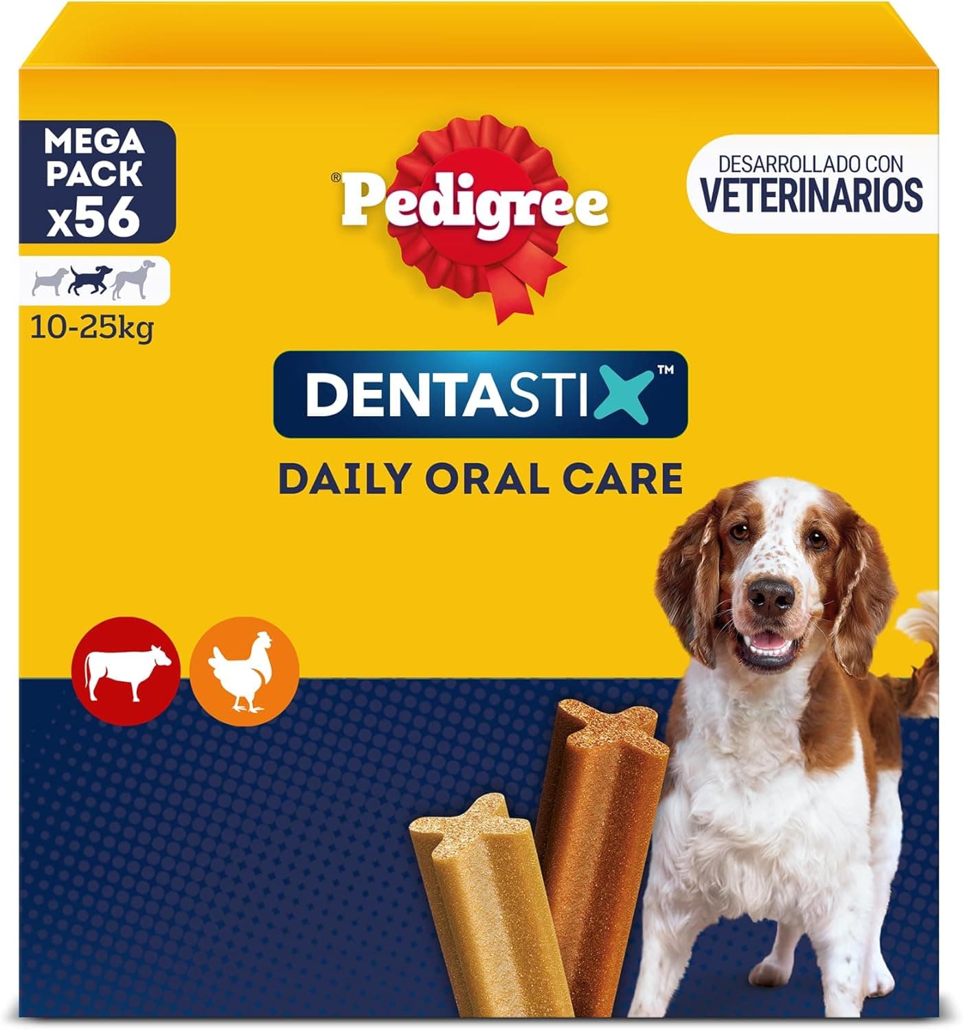 Pedigree Dentastix higiene oral para cães médios (56 unidades)
