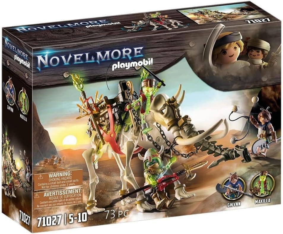 PLAYMOBIL Novelmore 71027 Sal'ahari Sands Mamut de Mor'Ghul, brinquedos para crianças a partir de 5 anos