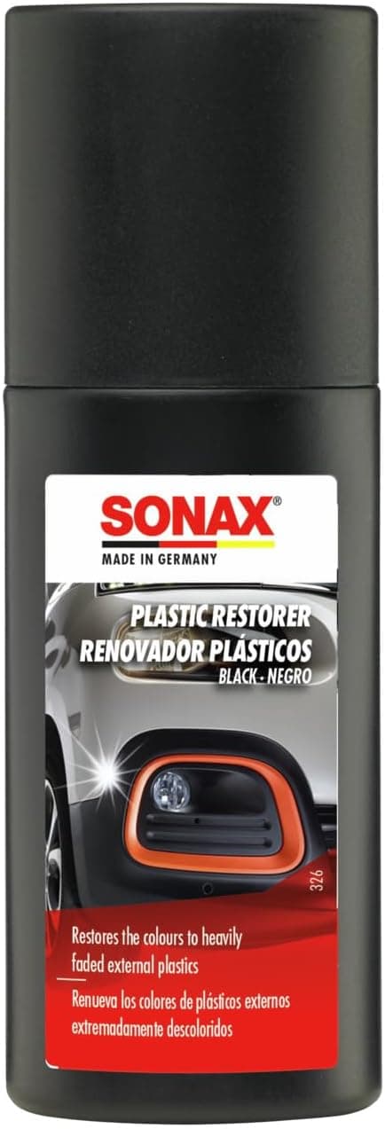 Sonax 04091000 Renovador de plásticos, 100 ml, preto