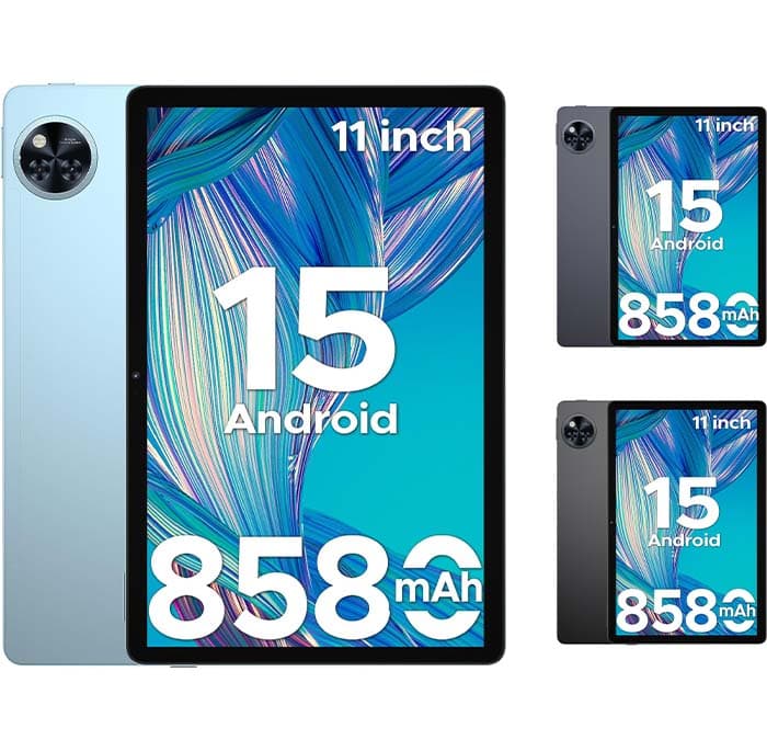 DOOGEE U11 Android 15 Tablet de 11 polegadas, tablet Octa-Core, 16 GB RAM+128 GB ROM/1TB TF, ecrã HD IPS / 90 Hz, 8580 mAh bateria, WiFi 2,4/5 GHz / Widevine L1/5 MP+13MP / Facial ID/GMS/BT5,0/3,5 mm