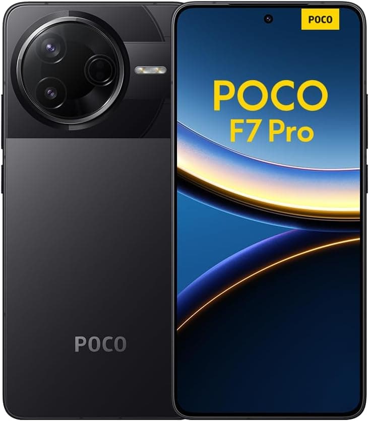 Xiaomi POCO F7 Pro Smartphone de 12 +512 GB, câmara dupla de 50 MP com OIS, ecrã de 6,67" 2K Flow AMOLED 120 Hz, Snapdragon 8 Gen 3, Hypercharge 90W, carregador não incluído, preto