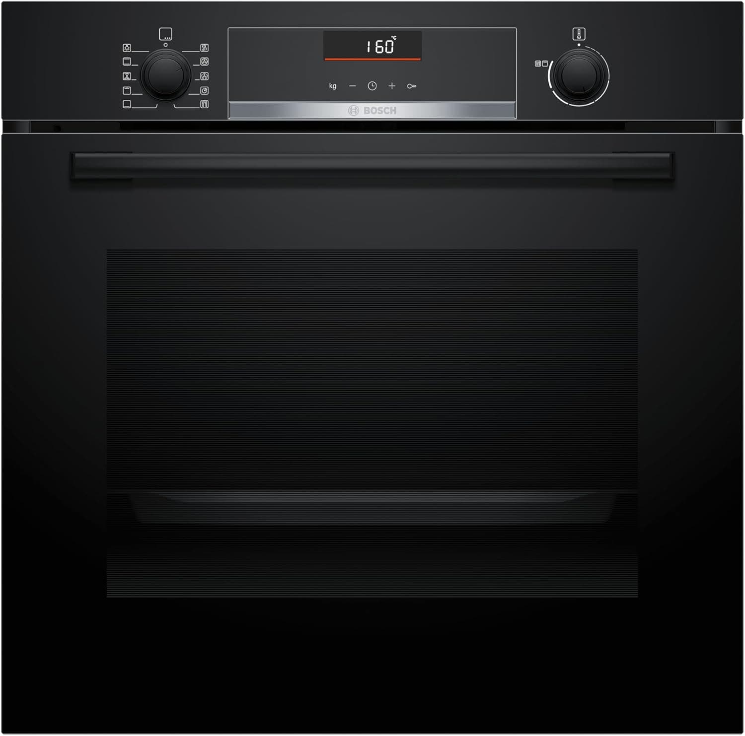 Bosch - Forno multifunções, série 6, 60 cm. de largura, assistente de limpeza com água, preto, HBG536EB3 