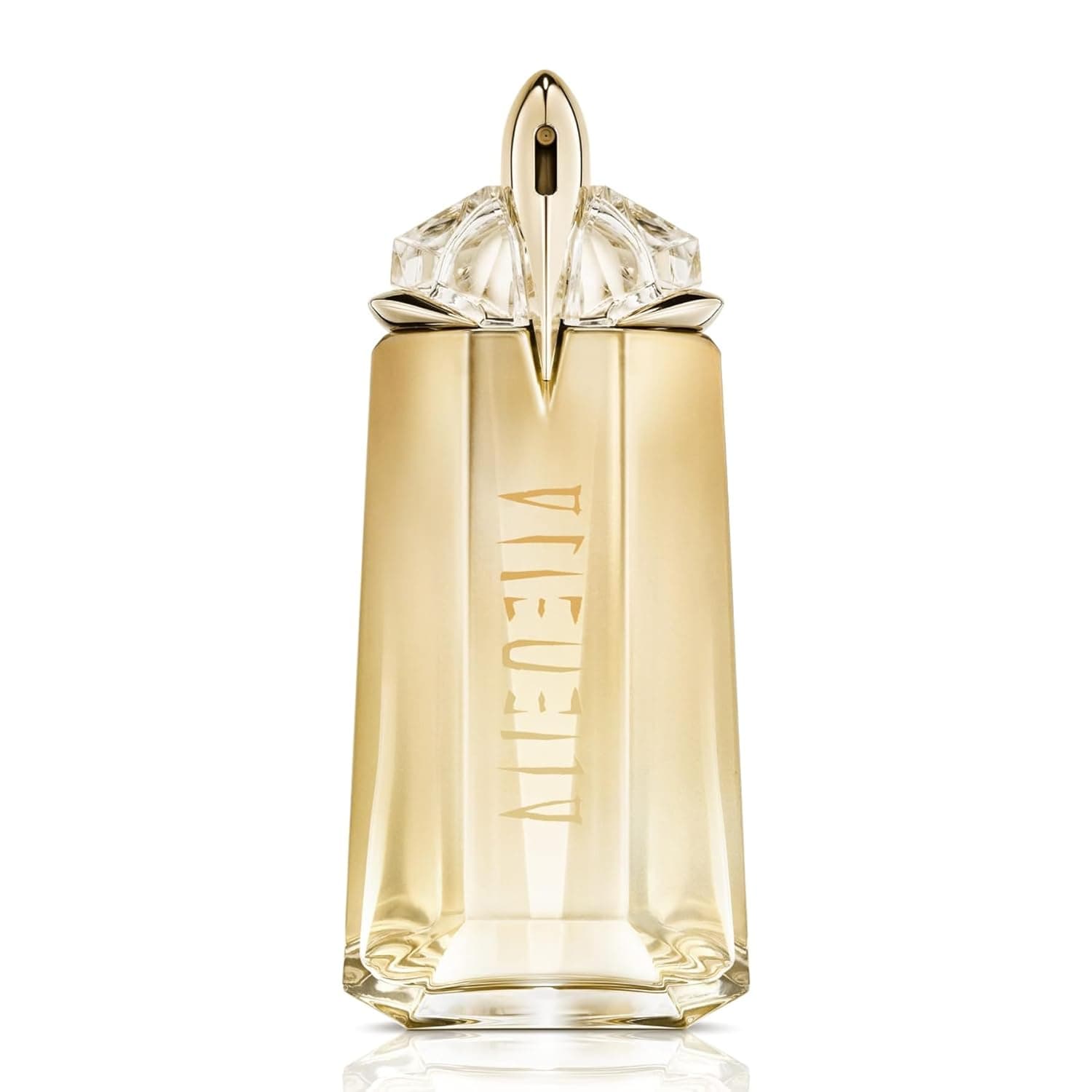 MUGLER Alien Goddess, Eau de Parfum, perfume para mulher, aroma floral com nuances madeirados e ambarinos, fragrância divina, recarregável