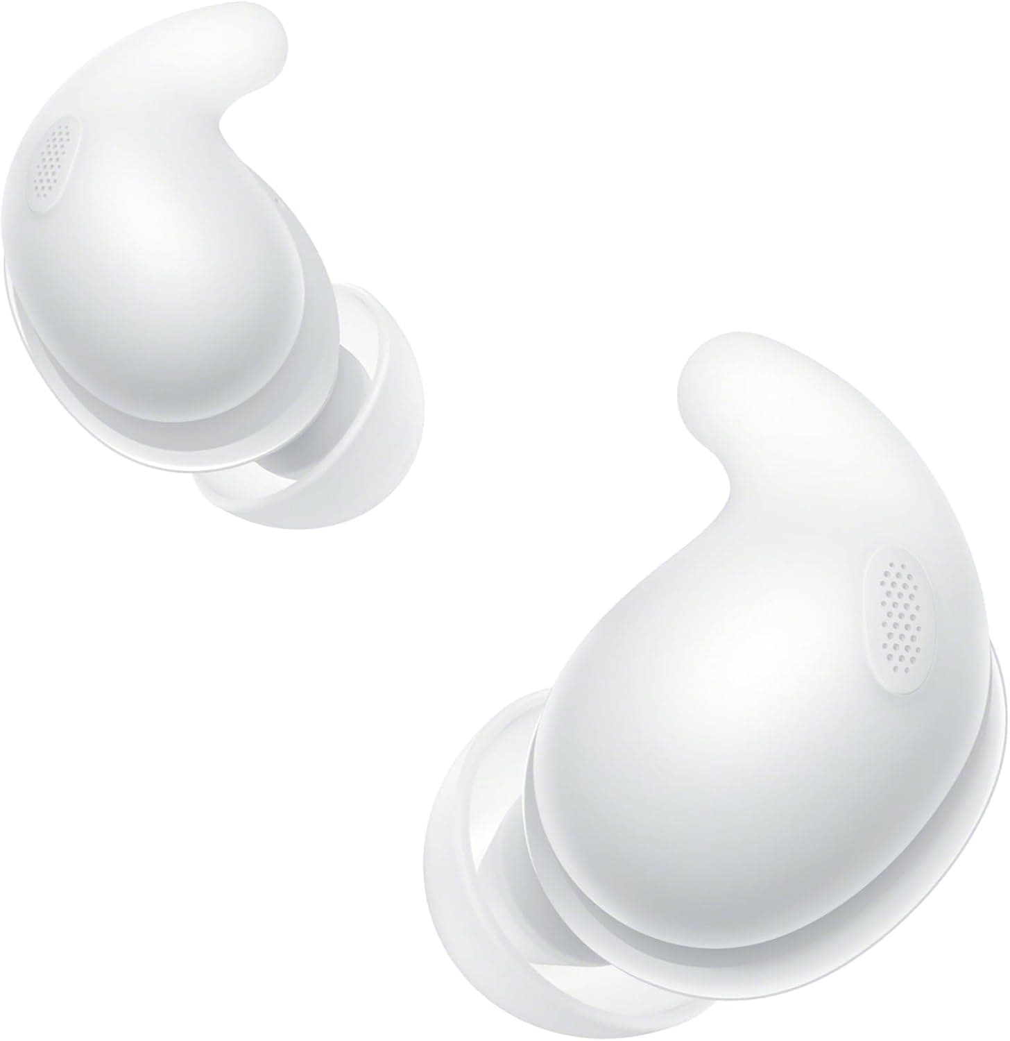 Sony LinkBuds Fit Auriculares Bluetooth True Wireless com Noise Cancelling - confortáveis o dia todo, IPX4, Hi-Res Audio, Ambient Sound Mode, 21 h autonomia, conexão multipontos, iOS e Android, branco