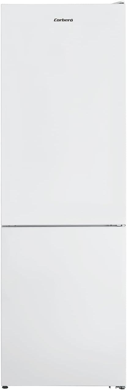Frigorífico Combi capacidade 295 L, Não Frost, branco, luz LED, Crisper, varandas ajustáveis, prateleiras de vidro, ovos, baldes, 39 Db