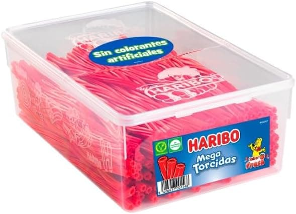 HARIBO Tranças Vermelhas frasco de 200 unidades