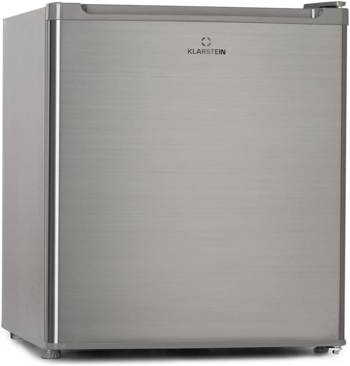 Klarstein Congelador vertical pequeno, mini congelador portátil silencioso para casa e escritório, capacidade de 33 l. com prateleira, eficiência energética, prateleira, Dep. Gelos e raspador