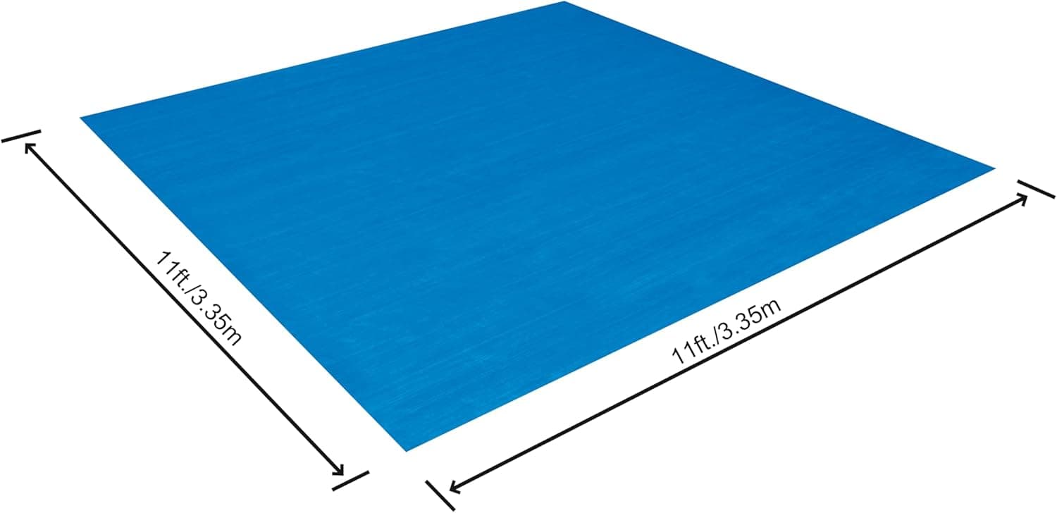 BESTWAY Lona protetora de chão para piscinas desmontáveis, 335 x 335 cm