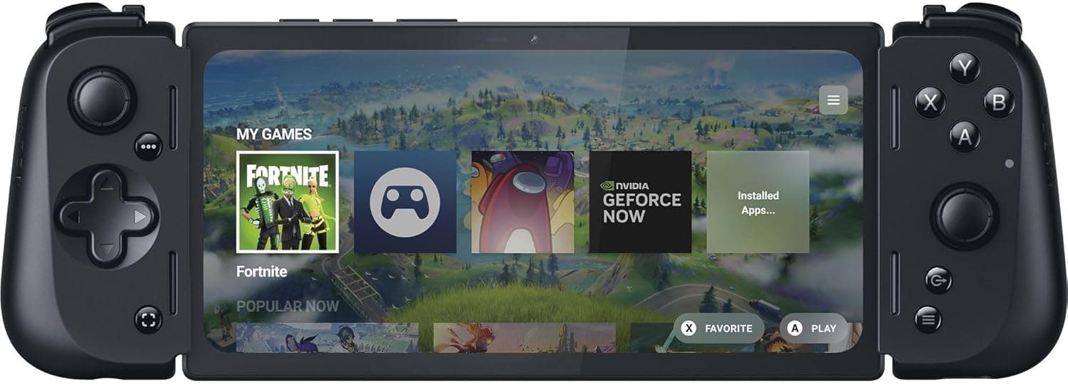 Razer Kishi V2 Pro Comando de jogos para telemóvel Android (HyperSense Haptics, ponte extensível, carregamento Passthrough, áudio de 3,5 mm, USB-C, modo de controlo virtual) preto