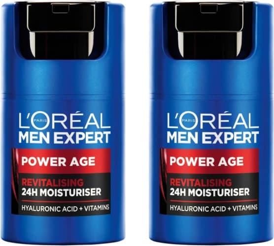 L'Oréal Paris Men Expert Integral Vita Lift Hidratante diário anti-idade, 50 ml x 2