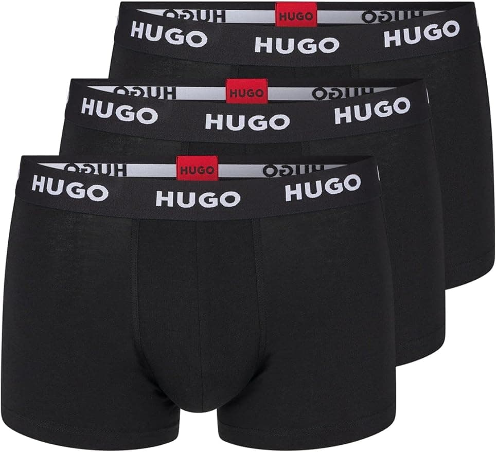 HUGO Trunk Triplet Pack Boxer Boxers 3 para homem