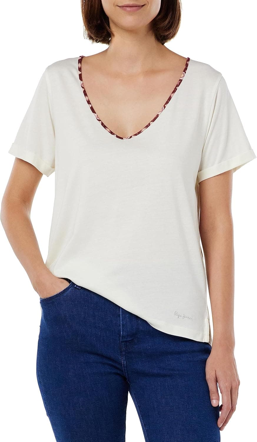Pepe Jeans Becca Short Sleeve Shirts T-Shirt para MulherPepe Jeans Becca Short Sleeve Shirts T-Shirt para