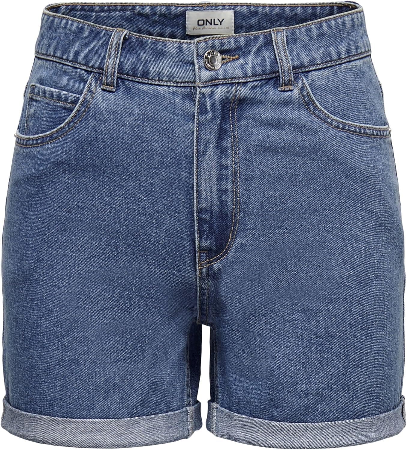 ONLY Denim Shorts ONLVEGA High Waist Regular Fit Denim Shorts
