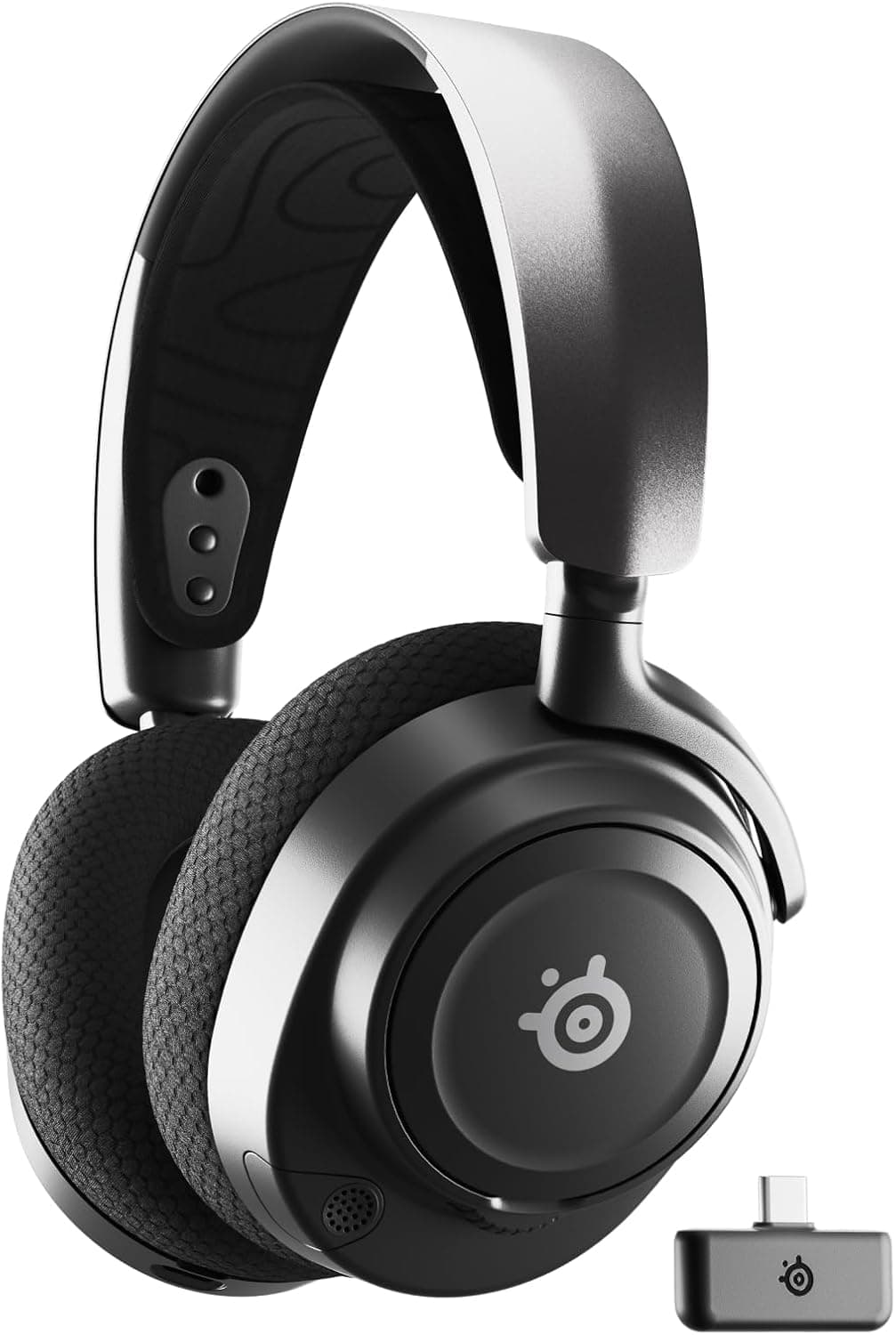 SteelSeries Arctis Nova 7 Wireless - Capacetes Gaming sem fios multisistema - Controladores magnéticos de neodímio - 2,4 GHz + Bluetooth, 38 h de bateria - Micro ClearCast Gen2 IA - PC, PS5, VR