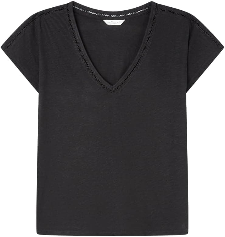 SPRINGFIELD | T-shirt feminina em preto