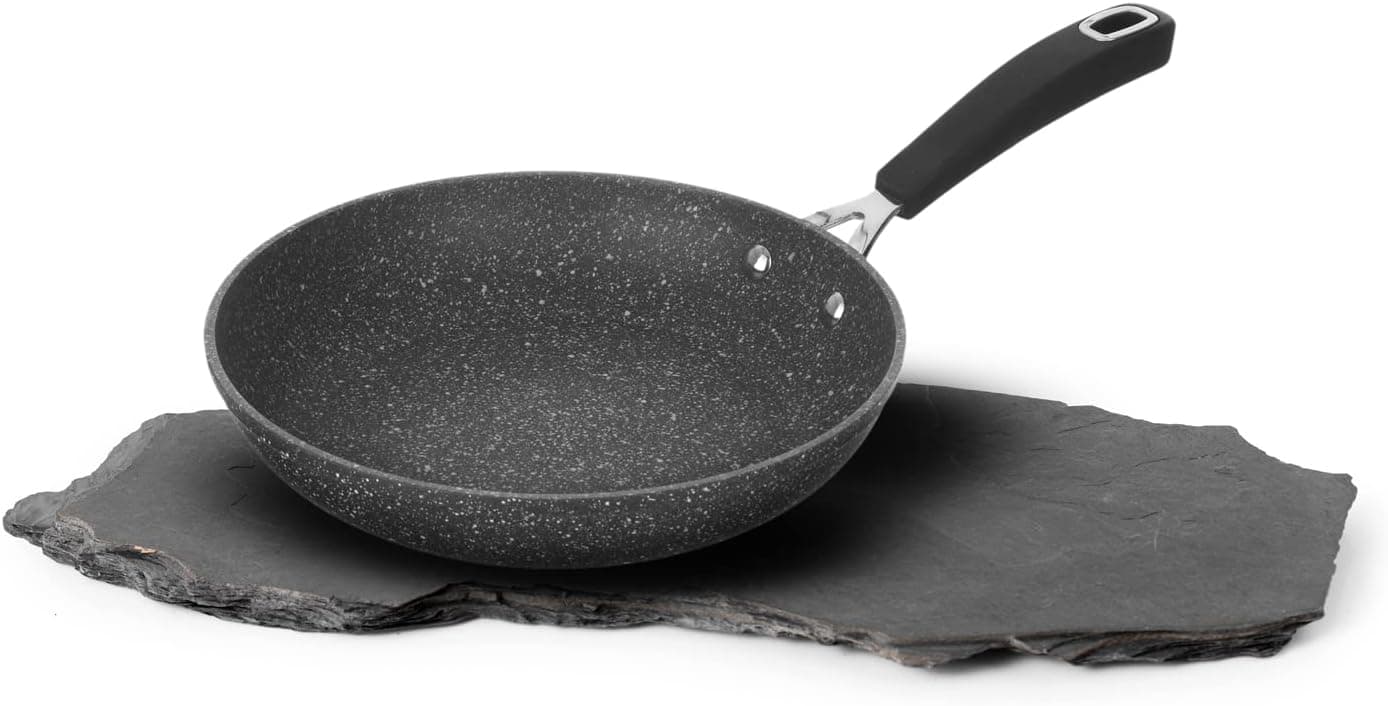 Kasanova Frigideira New Petra Dark Frigideira antiaderente para todos os tipos de cozinhas, Ø 22 cm
