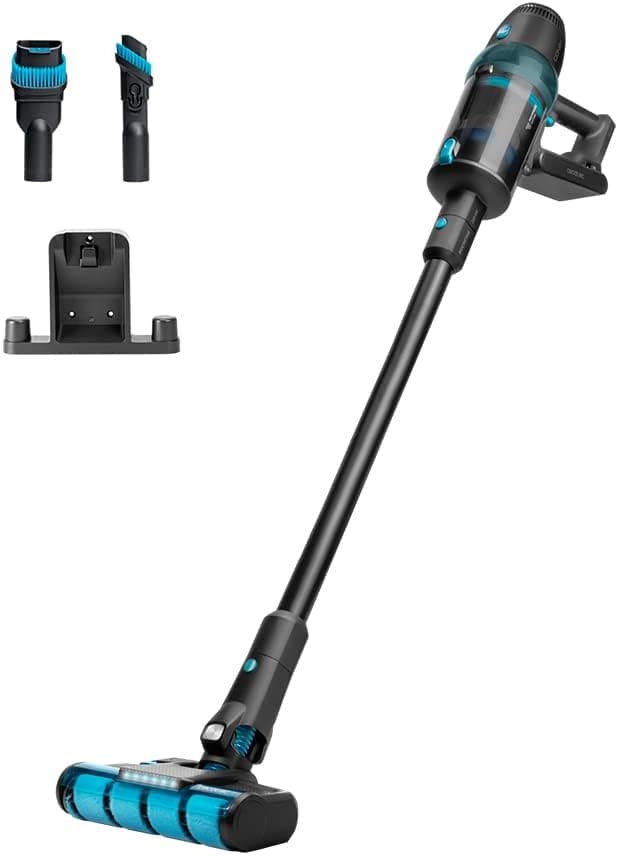 Cecotec Aspirador vassoura sem fios Conga Rockstar 2500 X-Treme. Motor digital, 3 em 1, escova Jaliscazo, 680 W e 26 kPa, 230 AW, autonomia 90 min, 4 modos, ecrã digital
